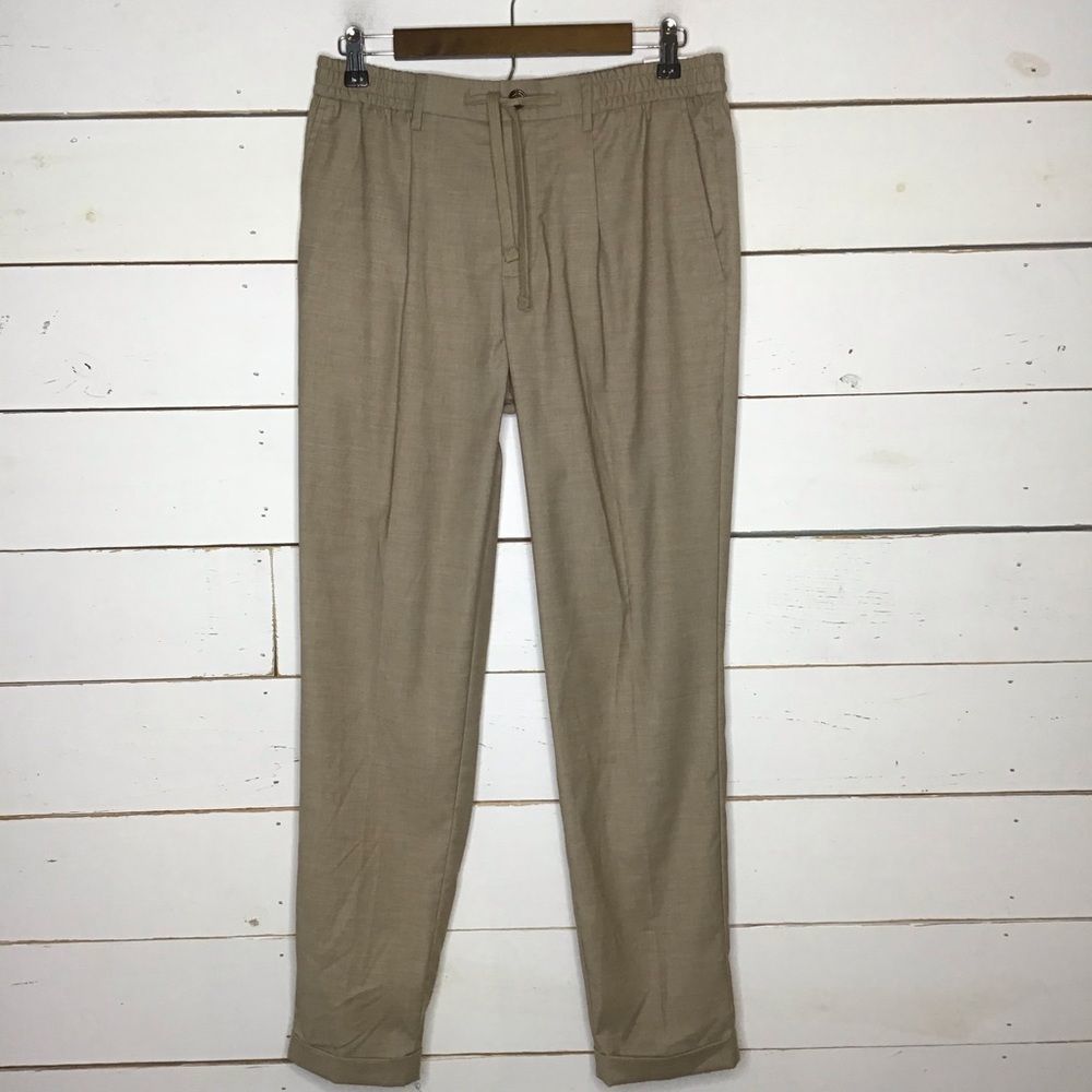 New Tasso Elba Top Weight DS Pants Sand Combo